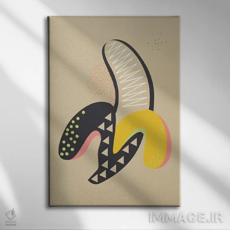 تابلو دکوراتیو موز اثر فلت اول - نمای روبهرو روی دیوار