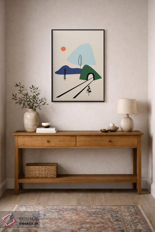 تابلو مینیمال تونل اثر فلت اول - D2B