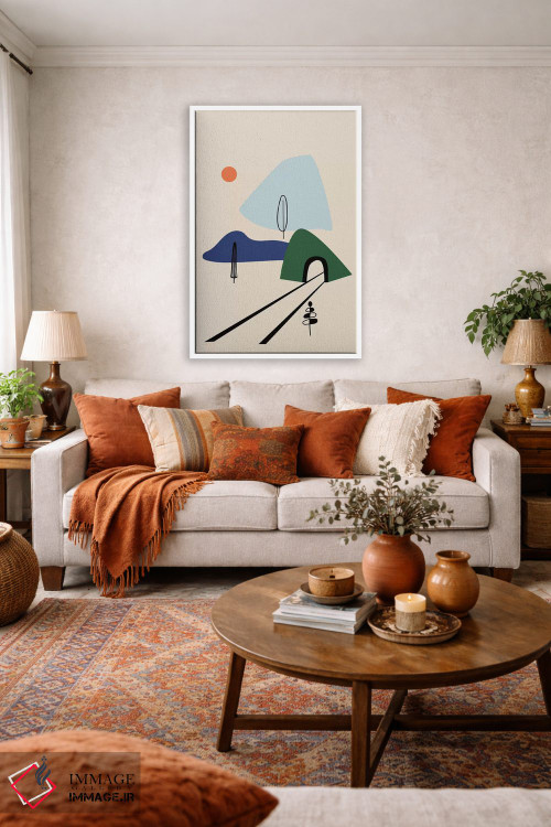 تابلو مینیمال تونل اثر فلت اول - D3W