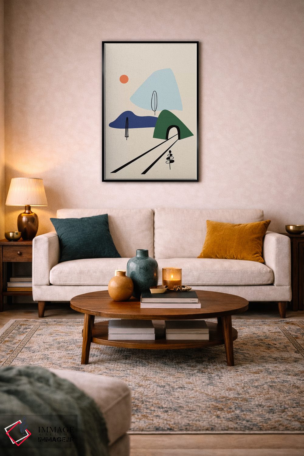 تابلو مینیمال تونل اثر فلت اول - D4B