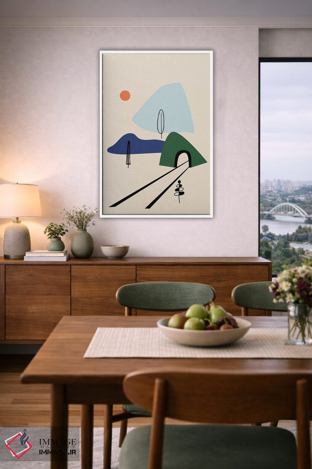 تابلو مینیمال تونل اثر فلت اول - D5W