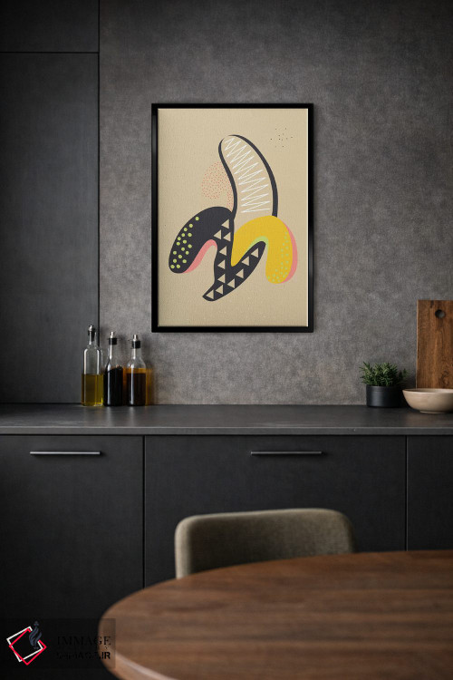 تابلو دکوراتیو موز اثر فلت اول - D1B