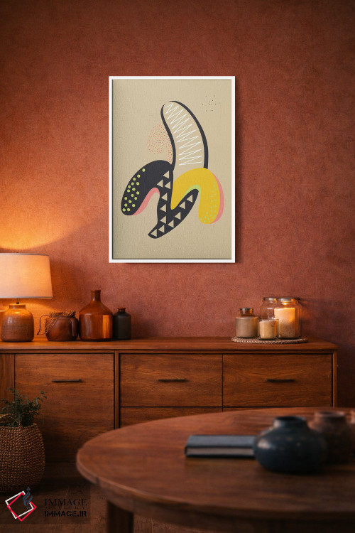 تابلو دکوراتیو موز اثر فلت اول - D3W