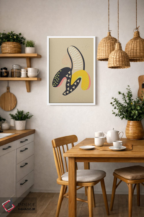 تابلو دکوراتیو موز اثر فلت اول - D2W