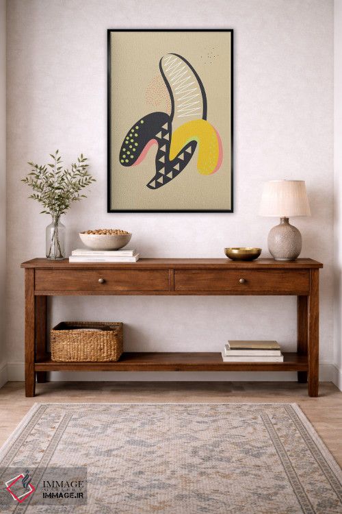 تابلو دکوراتیو موز اثر فلت اول - D4B