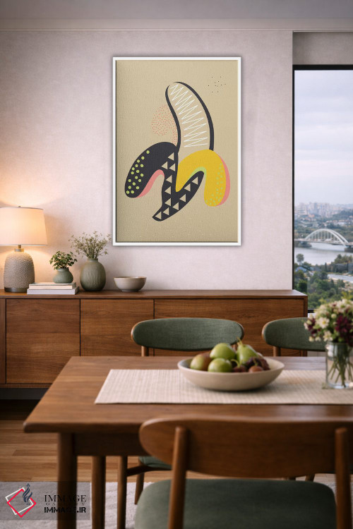 تابلو دکوراتیو موز اثر فلت اول - D6W