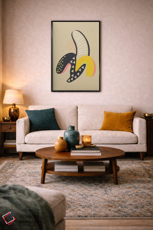 تابلو دکوراتیو موز اثر فلت اول - D5B