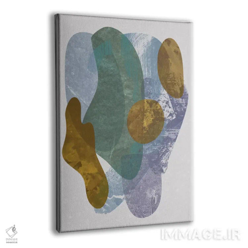 تابلو مینیمال "فیل" اثر فلت اول - نمای پرسپکتیو محصول