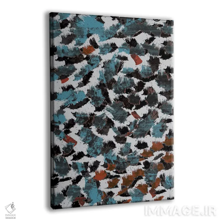 تابلو انتزاعی "احساسات" اثر فلت اول - نمای پرسپکتیو محصول