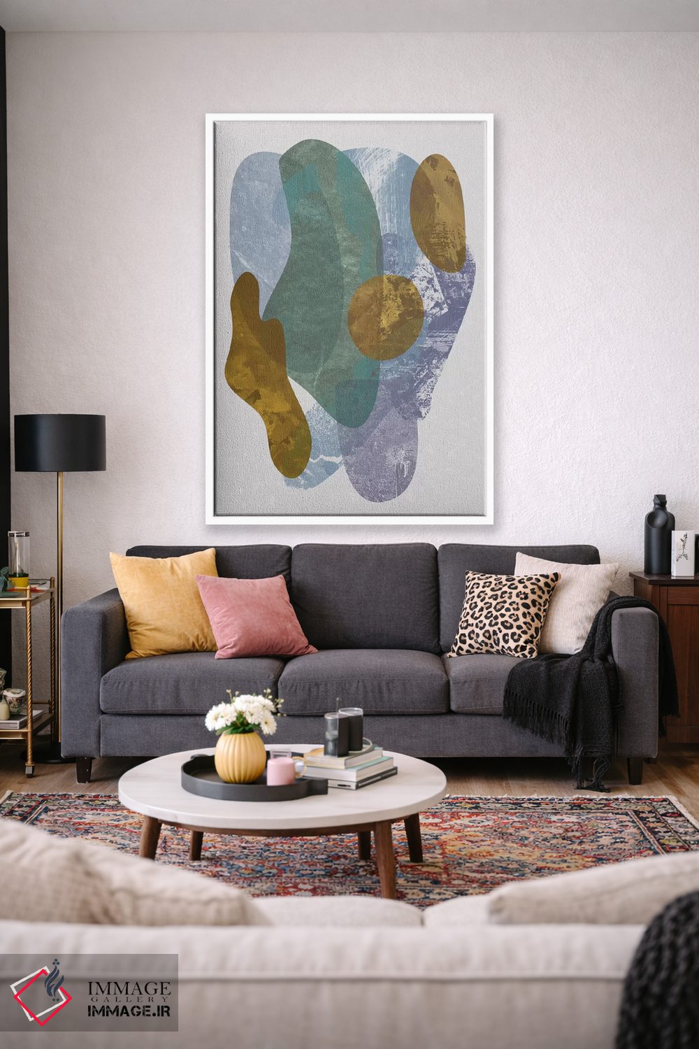 تابلو مینیمال "فیل" اثر فلت اول - D1W