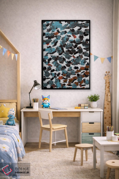 تابلو انتزاعی "احساسات" اثر فلت اول - D2B