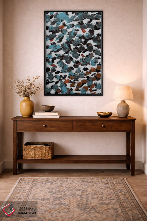 تابلو انتزاعی "احساسات" اثر فلت اول - D5B