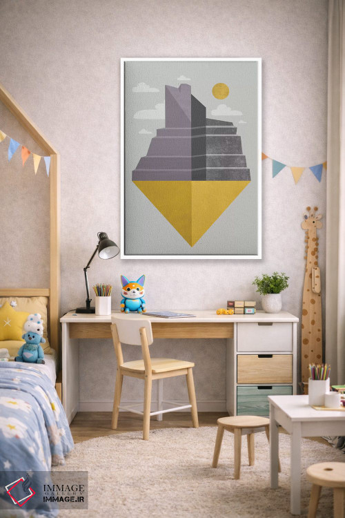 تابلو انتزاعی "گرند کنیون " اثر فلت اول - D2W