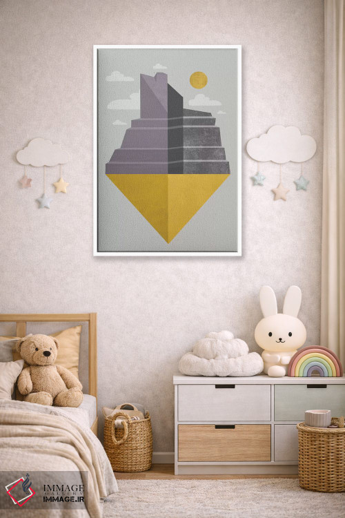 تابلو انتزاعی "گرند کنیون " اثر فلت اول - D4W