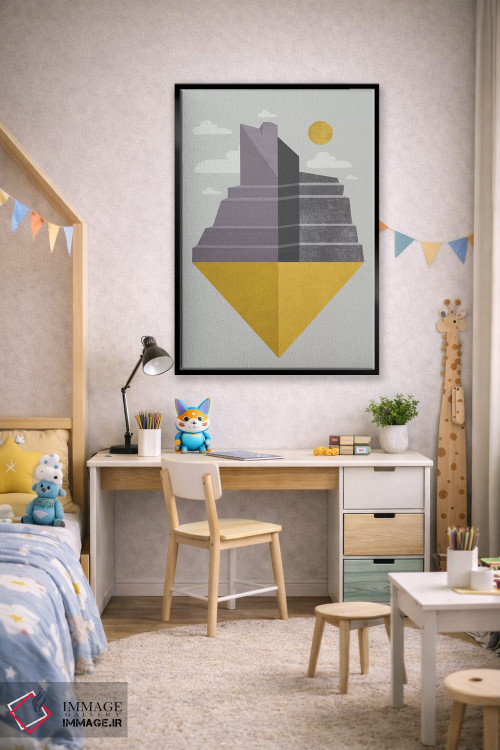 تابلو انتزاعی "گرند کنیون " اثر فلت اول - D3B