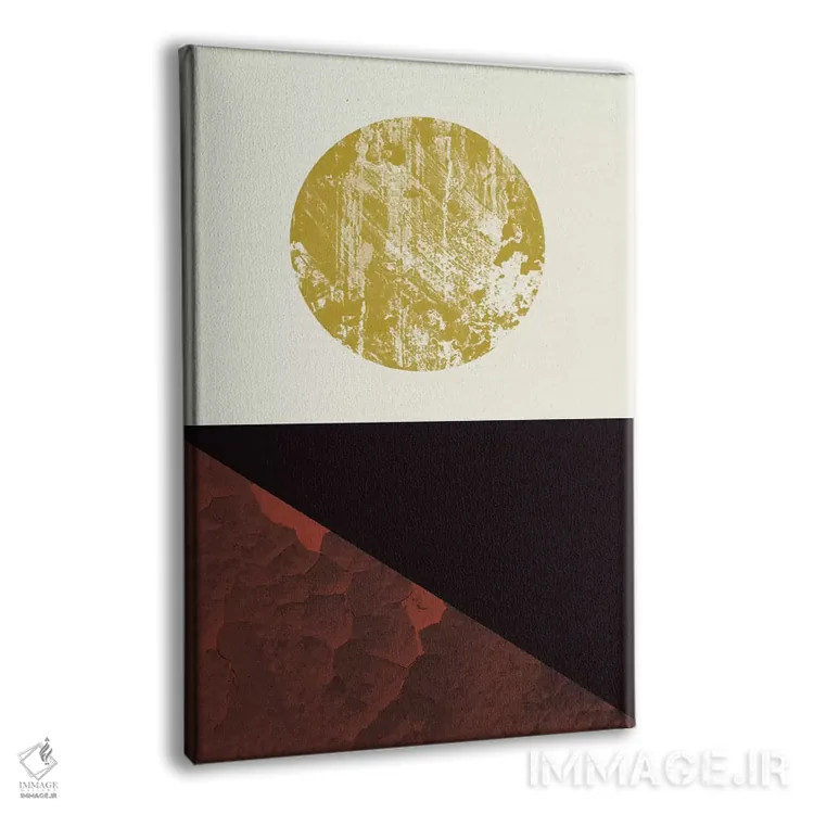 تابلو مینیمال "منظره" اثر فلت اول - نمای پرسپکتیو محصول