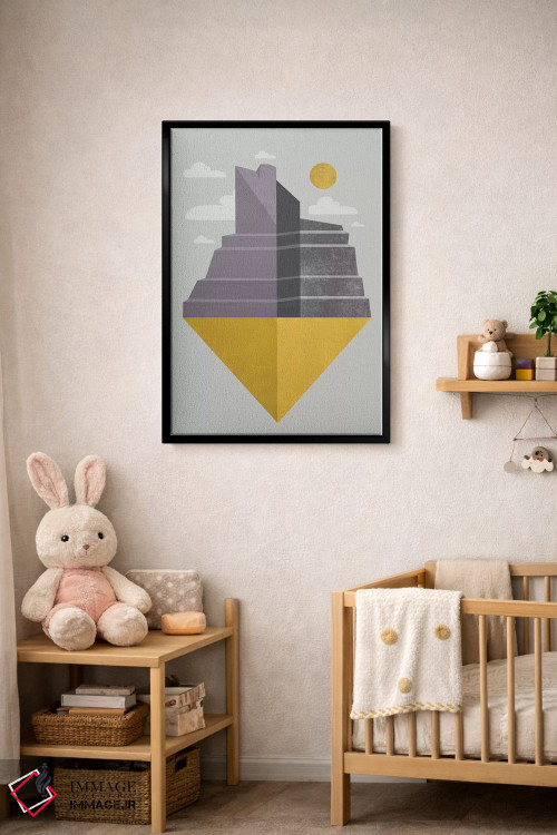 تابلو انتزاعی "گرند کنیون " اثر فلت اول - D5B