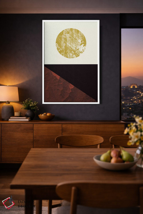 تابلو مینیمال "منظره" اثر فلت اول - D4W