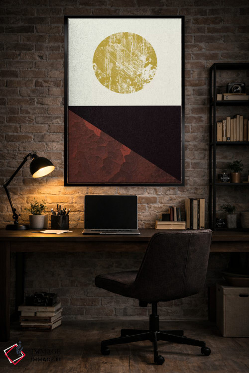 تابلو مینیمال "منظره" اثر فلت اول - D6B