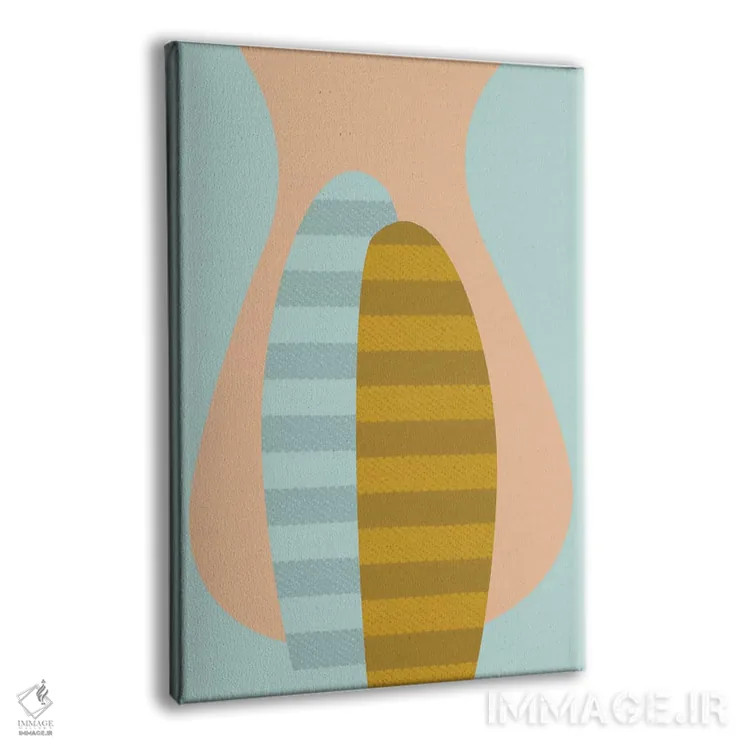 تابلو مینیمال "سایه نما" اثر فلت اول - نمای پرسپکتیو محصول