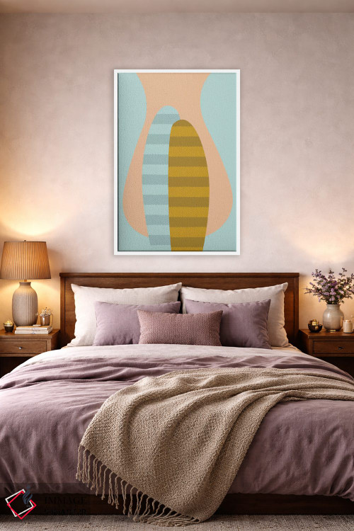 تابلو مینیمال "سایه نما" اثر فلت اول - D3W