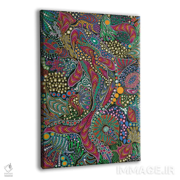 تابلو دکوراتیو "ماهی بزرگ" اثر اکسانا لازاری - نمای پرسپکتیو محصول