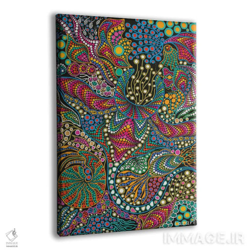 تابلو دکوراتیو "ماهی مانتا ری" اثر اکسانا لازاری - نمای پرسپکتیو محصول