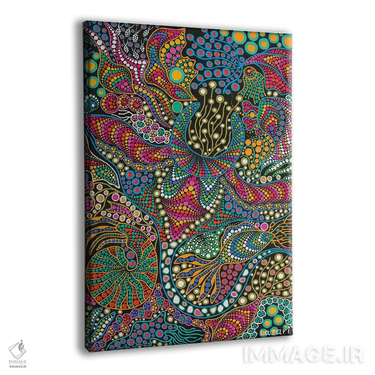 تابلو دکوراتیو "ماهی مانتا ری" اثر اکسانا لازاری - نمای پرسپکتیو محصول