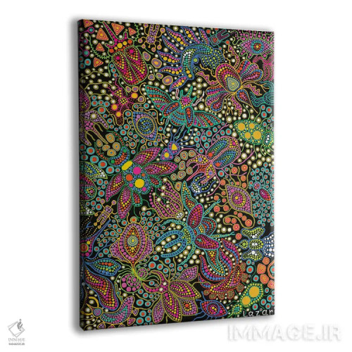 تابلو دکوراتیو "حشرات" اثر اکسانا لازاری - نمای پرسپکتیو محصول