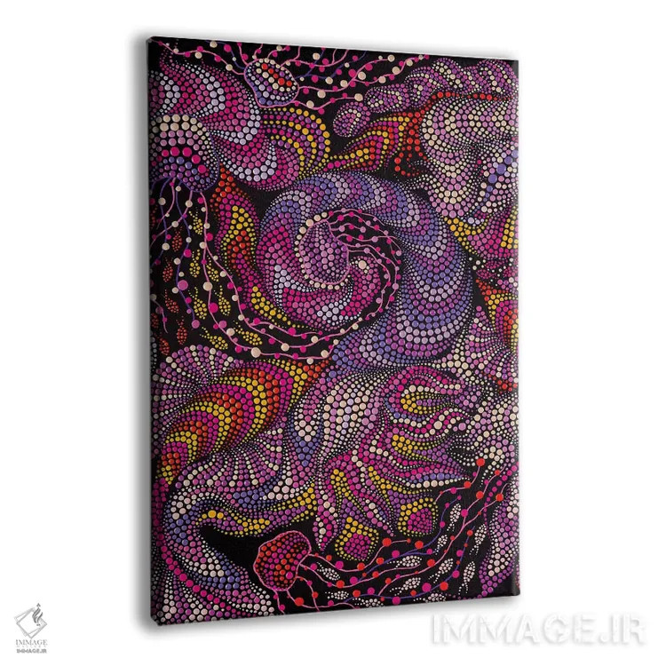 تابلو دکوراتیو "زندگی دریایی" اثر اکسانا لازاری - نمای پرسپکتیو محصول