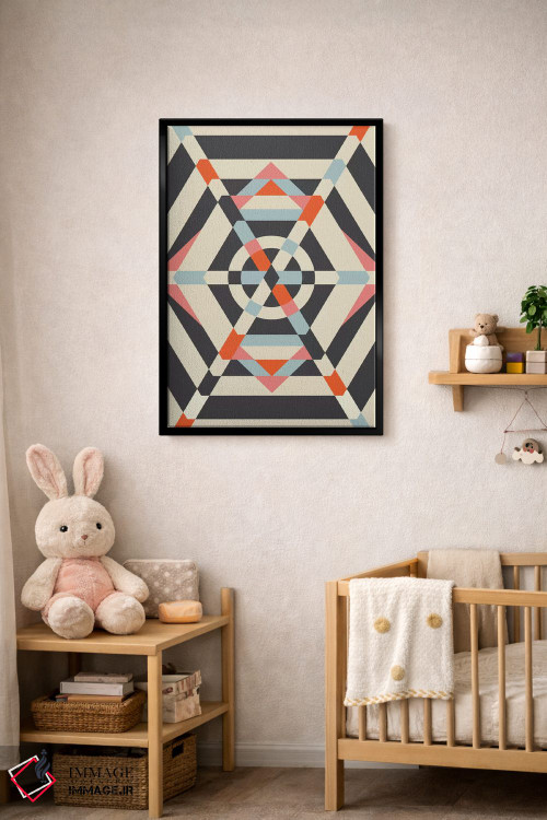 تابلو انتزاعی "چتر" اثر فلت اول - D4B