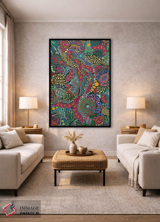 تابلو دکوراتیو "ماهی بزرگ" اثر اکسانا لازاری - D1B