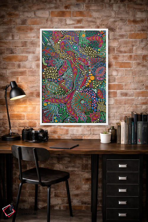 تابلو دکوراتیو "ماهی بزرگ" اثر اکسانا لازاری - D2W