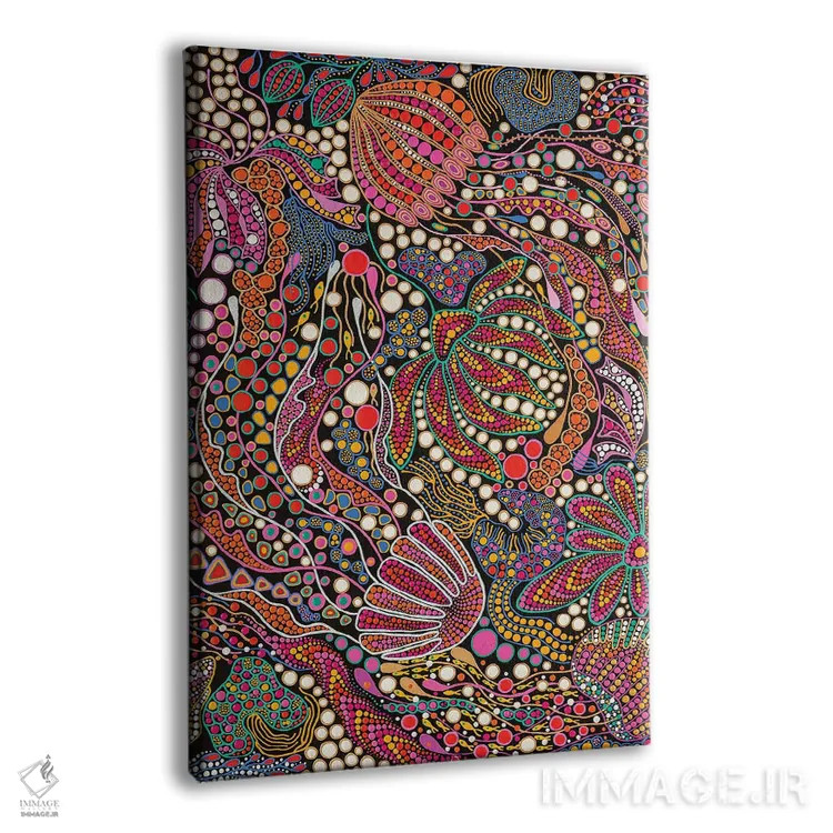 تابلو دکوراتیو "عروس دریایی" اثر اکسانا لازاری - نمای پرسپکتیو محصول