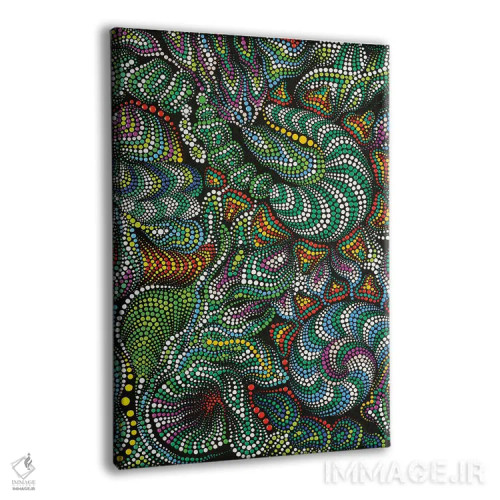 تابلو دکوراتیو "زندگی دریایی" اثر اکسانا لازاری - نمای پرسپکتیو محصول