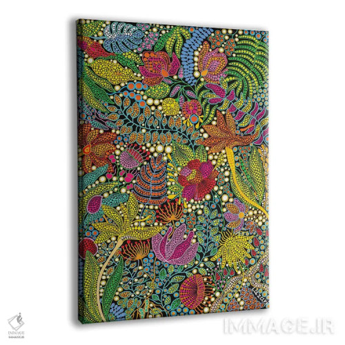 تابلو دکوراتیو "گل ها" اثر اکسانا لازاری - نمای پرسپکتیو محصول