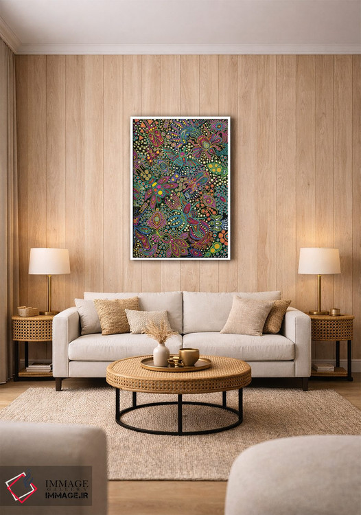 تابلو دکوراتیو "حشرات" اثر اکسانا لازاری - D1W