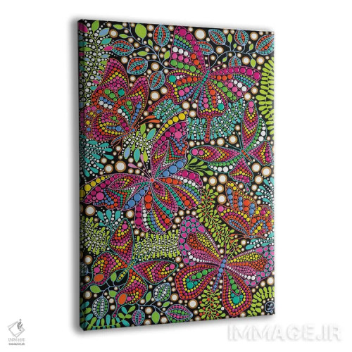 تابلو دکوراتیو "پروانه" اثر اکسانا لازاری - نمای پرسپکتیو محصول