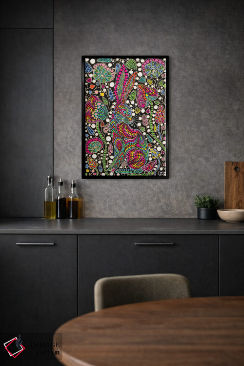 تابلو دکوراتیو "خرگوش" اثر اکسانا لازاری - D2B