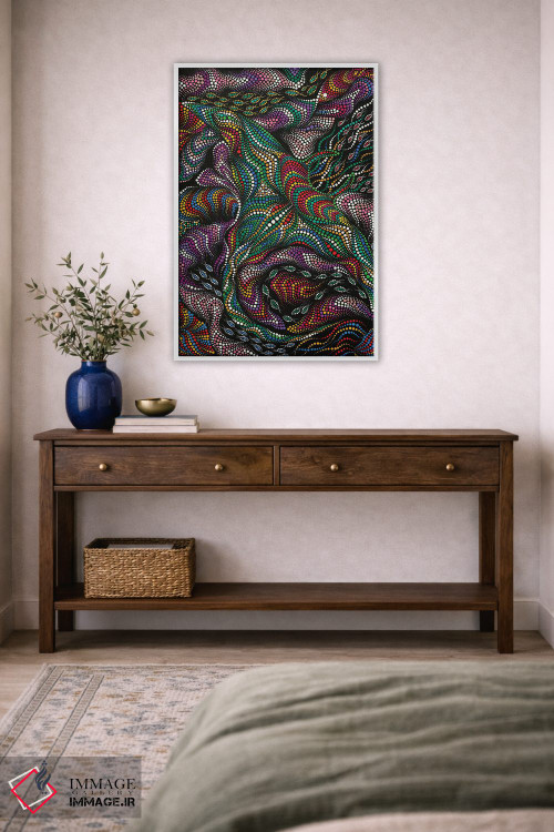 تابلو دکوراتیو "کف شور" اثر اکسانا لازاری - D3W