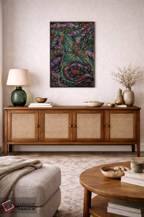 تابلو دکوراتیو "کف شور" اثر اکسانا لازاری - D4B