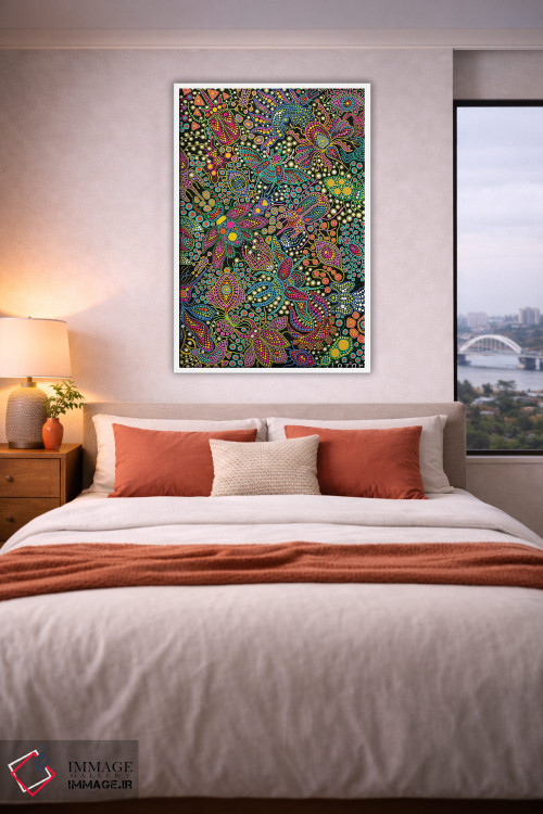 تابلو دکوراتیو "حشرات" اثر اکسانا لازاری - D3W