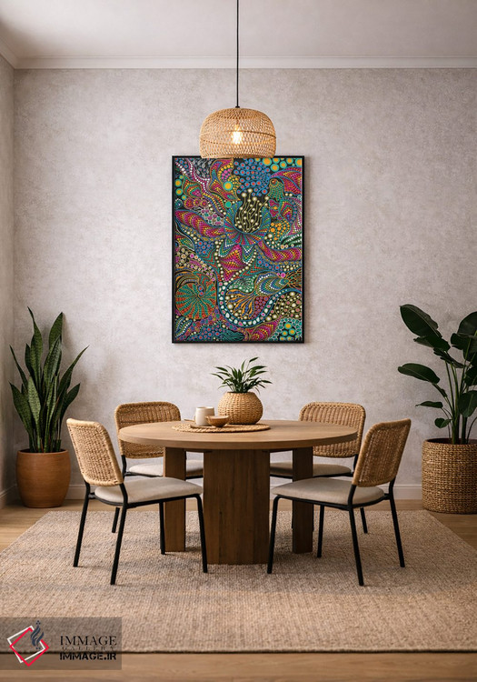 تابلو دکوراتیو "ماهی مانتا ری" اثر اکسانا لازاری - D5B