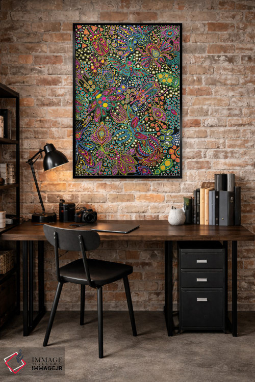 تابلو دکوراتیو "حشرات" اثر اکسانا لازاری - D4B