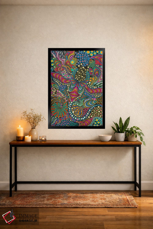 تابلو دکوراتیو "ماهی مانتا ری" اثر اکسانا لازاری - D6B