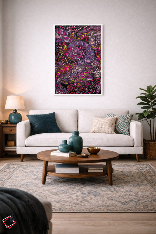 تابلو دکوراتیو "زندگی دریایی" اثر اکسانا لازاری - D3W