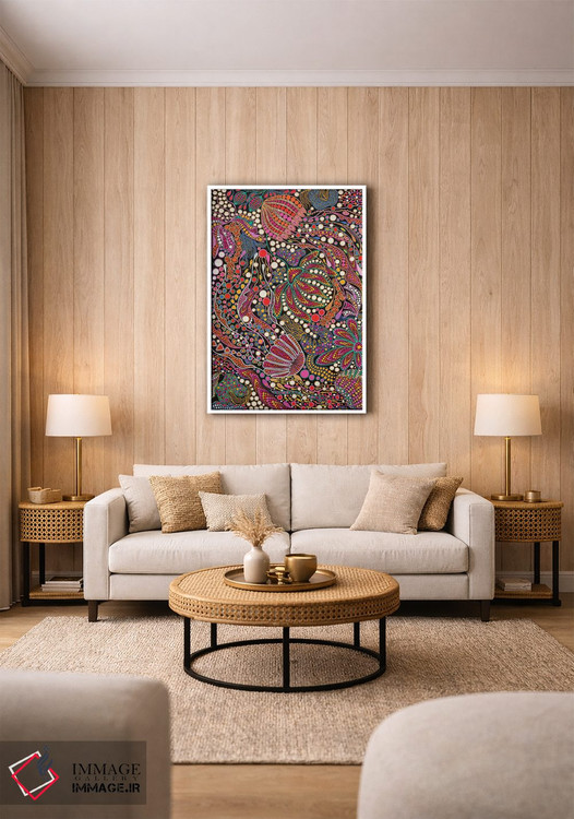 تابلو دکوراتیو "عروس دریایی" اثر اکسانا لازاری - D1W