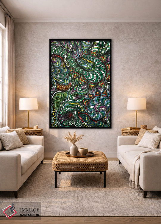 تابلو دکوراتیو "زندگی دریایی" اثر اکسانا لازاری - D1B