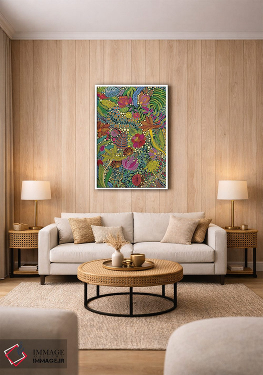 تابلو دکوراتیو "گل ها" اثر اکسانا لازاری - D1W