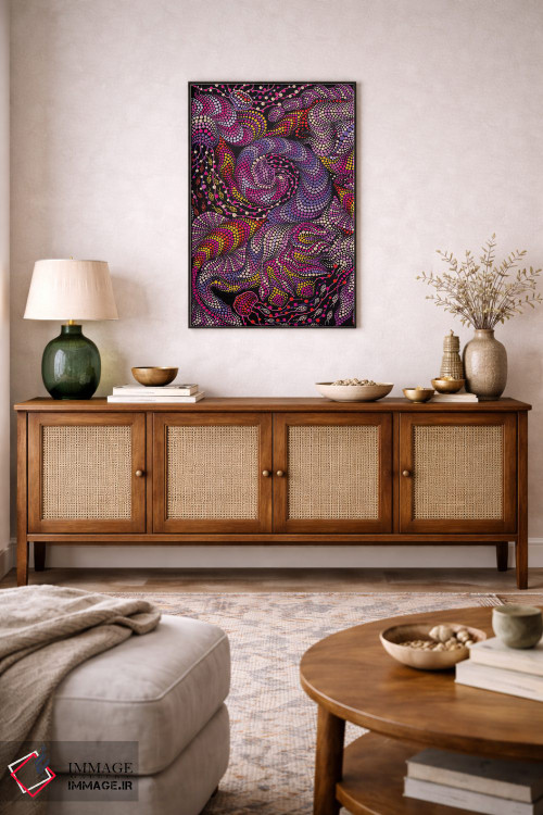 تابلو دکوراتیو "زندگی دریایی" اثر اکسانا لازاری - D5B